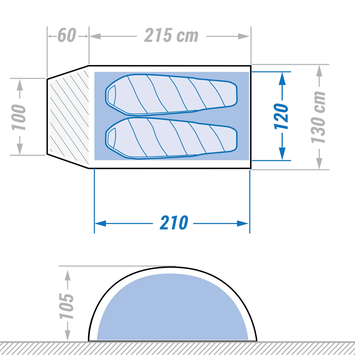 TROPICAL FREESTANDING TREKKING MOSQUITO NET TENT 5 TROPICAL FREESTANDING TREKKING MOSQUITO NET TENT - Image 3