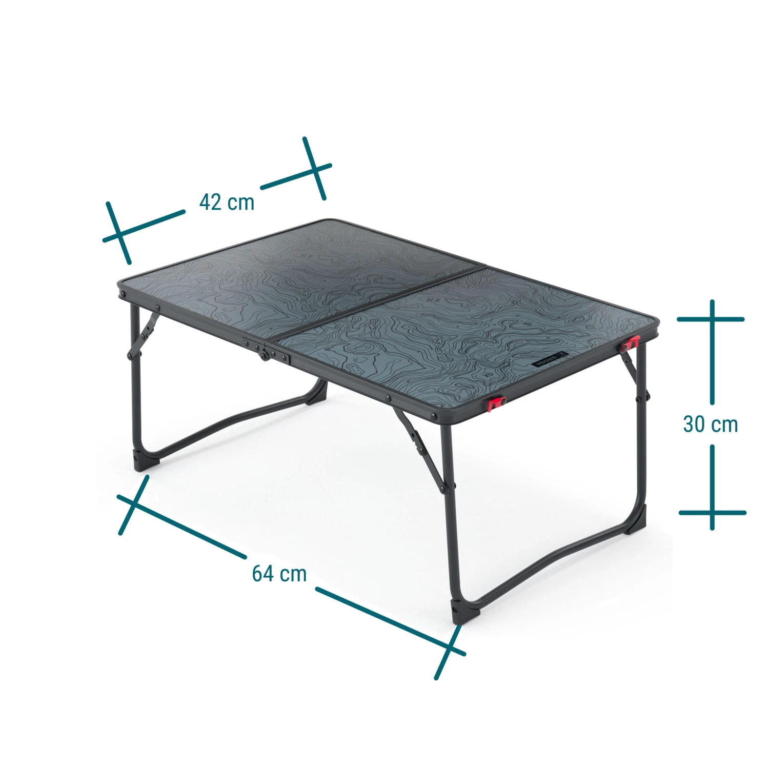 Quechua LOW FOLDING CAMPING TABLE - MH100 4 Quechua LOW FOLDING CAMPING TABLE - MH100 - Image 2