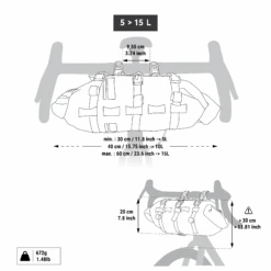 Bikepacking Handlebar Bag Harness Riverside -Outdoor Camping k5aee6f9ae555537817cbafc472659475