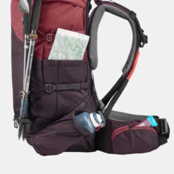 Women's Trekking 50 L Backpack MT100 Easyfit -Outdoor Camping k5da53fbc9f064e2ad90dcc064e12eb64