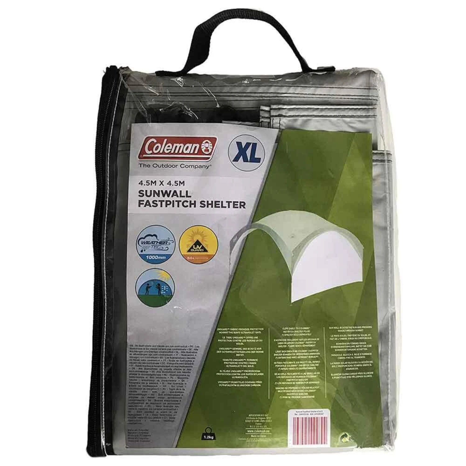 Coleman FastPitch Shelter Sunwall XL Gazebo Side Panel Sun Protection 4 Coleman FastPitch Shelter Sunwall XL Gazebo Side Panel Sun Protection - Image 2