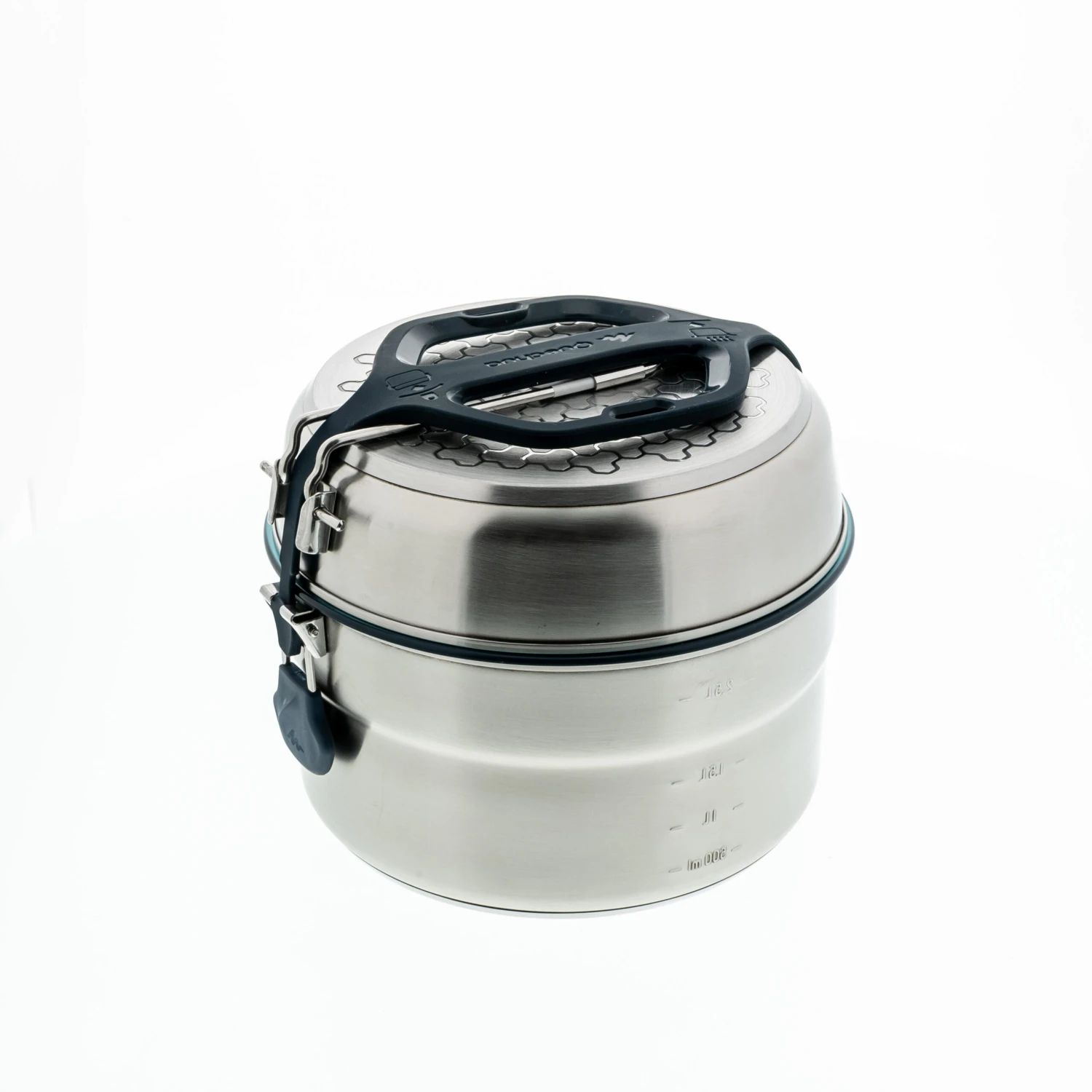 Quechua Stainless Steel Camping Cook Set 5 Quechua Stainless Steel Camping Cook Set - Image 3