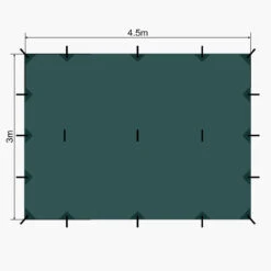 Lomo 4.5m X 3m Bushcraft Tarp -Outdoor Camping k86e40696c1198b06e76a40eac7095095