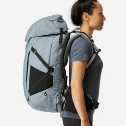 WOMEN’S TRAVEL TREKKING BACKPACK TRAVEL 900 50+6 L WITH SUITCASE OPENING -Outdoor Camping k9070c182a50accf311d52855b0b23a81
