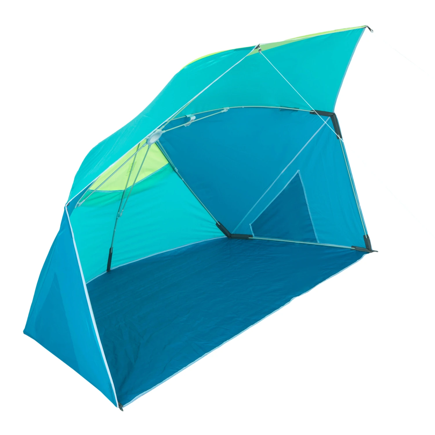 3-person Sun Shelter Beach Parasol UPF50+ Iwiko 180 - Blue Yellow 6 3-person Sun Shelter Beach Parasol UPF50+ Iwiko 180 - Blue Yellow - Image 4