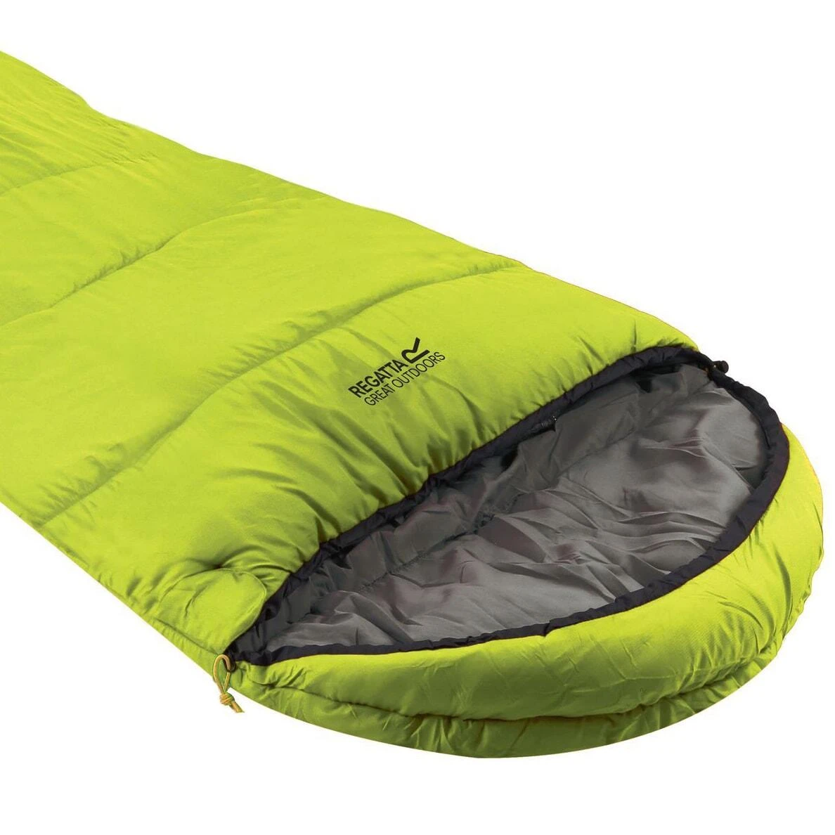 Regatta Montegra 200 Sleeping Bag (Citron Green) 4 Regatta Montegra 200 Sleeping Bag (Citron Green) - Image 2