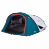 Quechua 3 Man Pop-Up Blackout Tent -Outdoor Camping k9a88f14b89f10161dfeee3c19b83ff8f