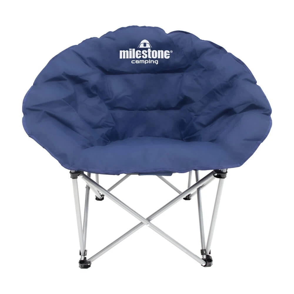 Milestone Navy Blue Deluxe Moon Chair 4 Milestone Navy Blue Deluxe Moon Chair - Image 2