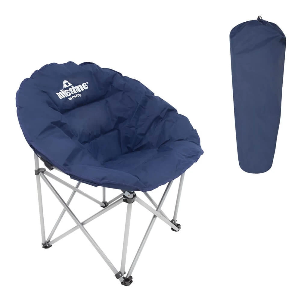 Milestone Navy Blue Deluxe Moon Chair 3 Milestone Navy Blue Deluxe Moon Chair
