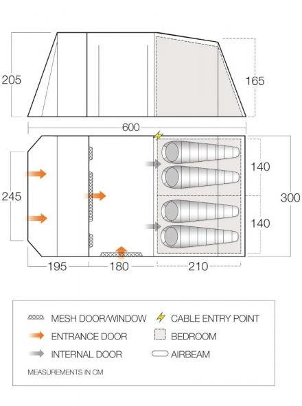 Vango Lismore TC 450 4 Vango Lismore TC 450 - Image 2
