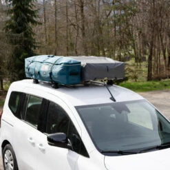 Quechua INFLATABLE ROOF TENT MH900 FRESH & BLACK 2 PERSON -Outdoor Camping kdb0e1d93627bb26e66aaadcf838fa253