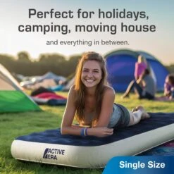 Single Camping Air Bed – Navy/White 14 Single Camping Air Bed – Navy/White -Outdoor Camping ke0160c9288cb4396f815e970710f66df