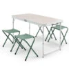 Quechua FOLDING CAMPING TABLE - 4 STOOLS - 4 TO 6 PEOPLE -Outdoor Camping ke0d2fff8901472c00a2c21db2b514eb5