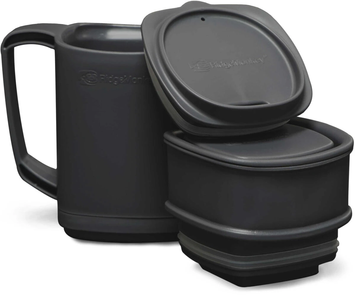 RidgeMonkey ThermoMug DLX Brew Set Grey (RM550) 4 RidgeMonkey ThermoMug DLX Brew Set Grey (RM550) - Image 2