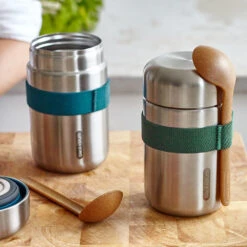 Black+Blum Food Flask 400ml Ocean -Outdoor Camping kfb2bb3866363e777685a018f81f2dc42