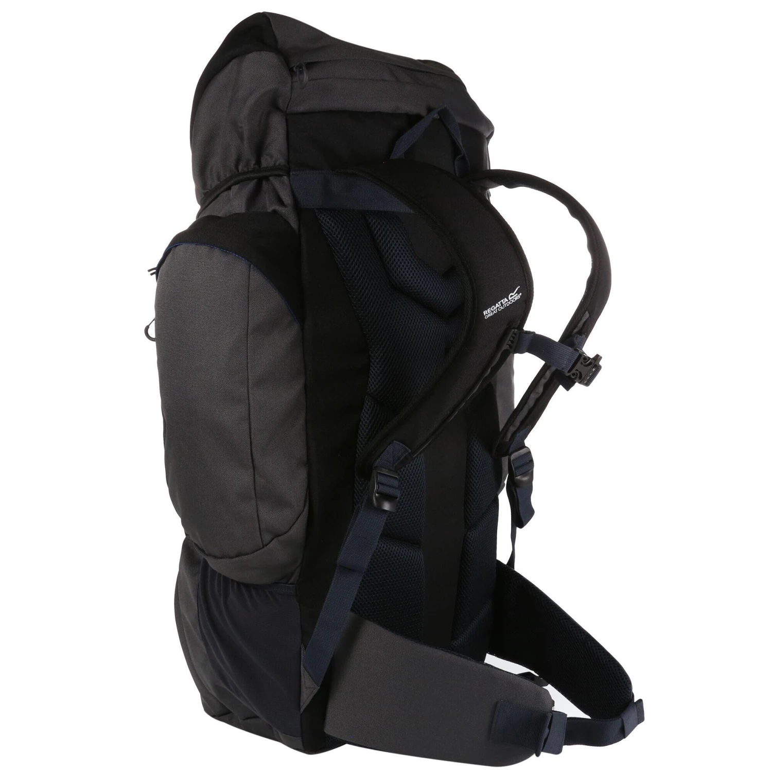 Regatta Highton 65L Hiking Backpack (Black/Ebony) 4 Regatta Highton 65L Hiking Backpack (Black/Ebony) - Image 2